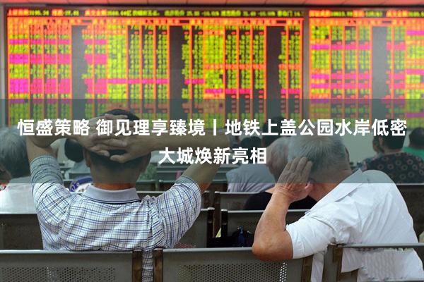 恒盛策略 御见理享臻境丨地铁上盖公园水岸低密大城焕新亮相